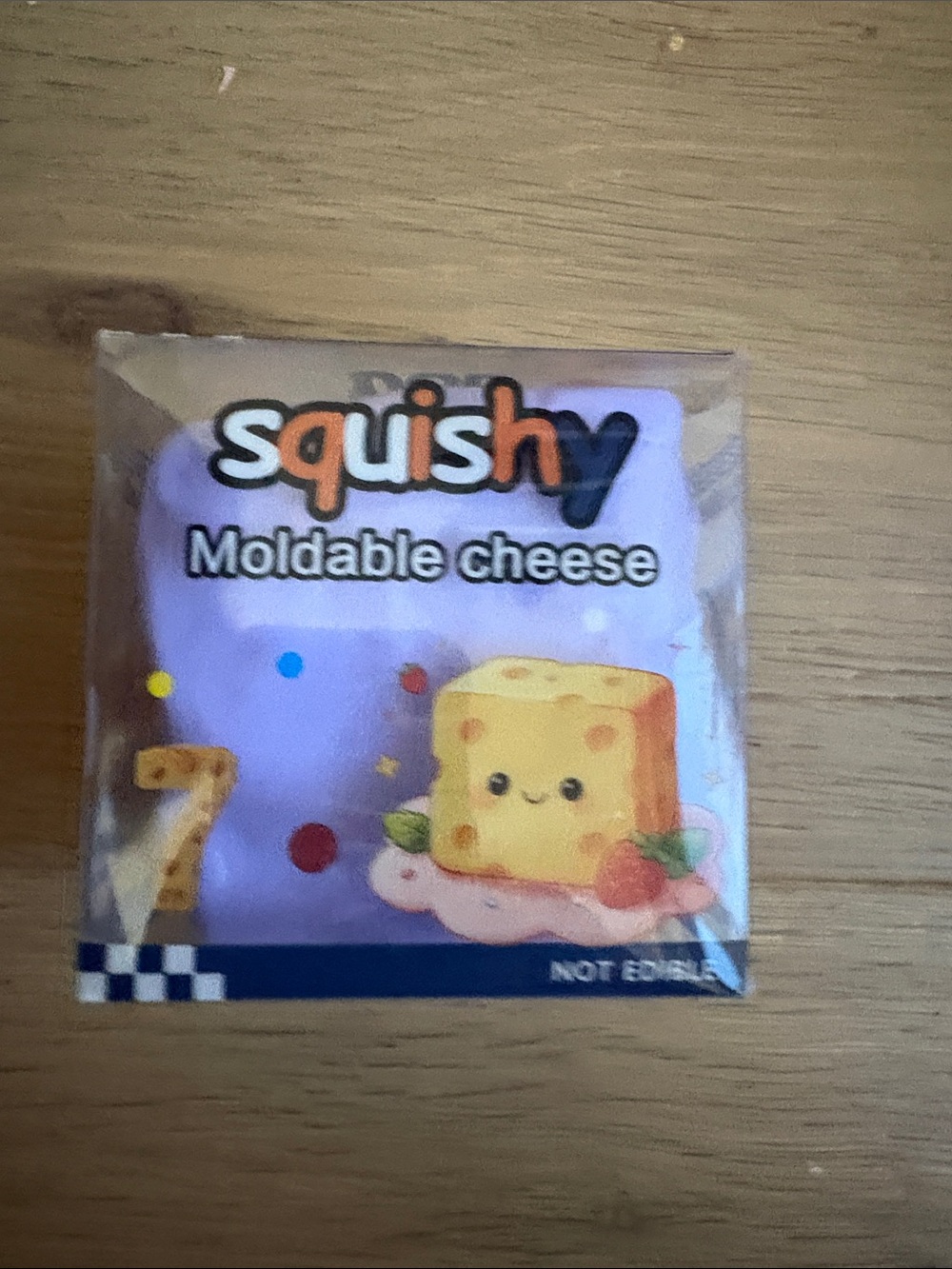 Squishy Moldable Cheese Toy - Lavender Purple